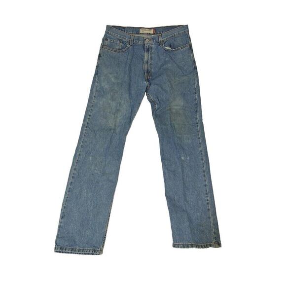 Levi's Men's 505 jeans regular fit 38 x 34 medium wash distressed straight - Picture 12 of 12